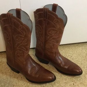 Ariat Leather western women’s cowboy boots
